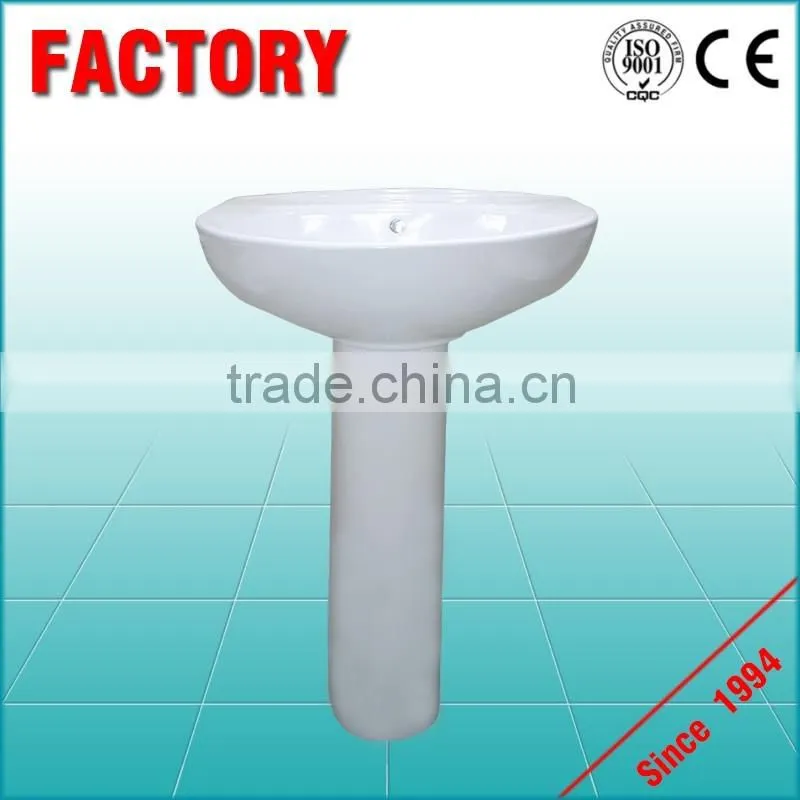 Main hand wash basin sales well ceramic basin durable pedestal art basin
