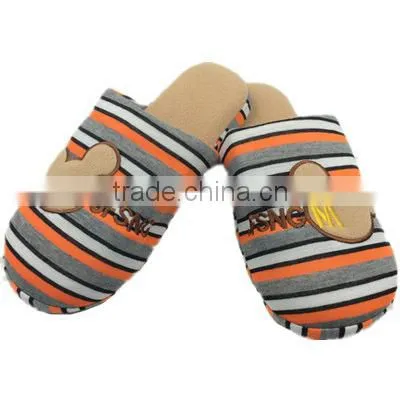 stripe New desigh animal pattern fashion indoor man slipper