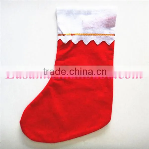 Cheap wholesale christmas supplies plain santa christmas stocking