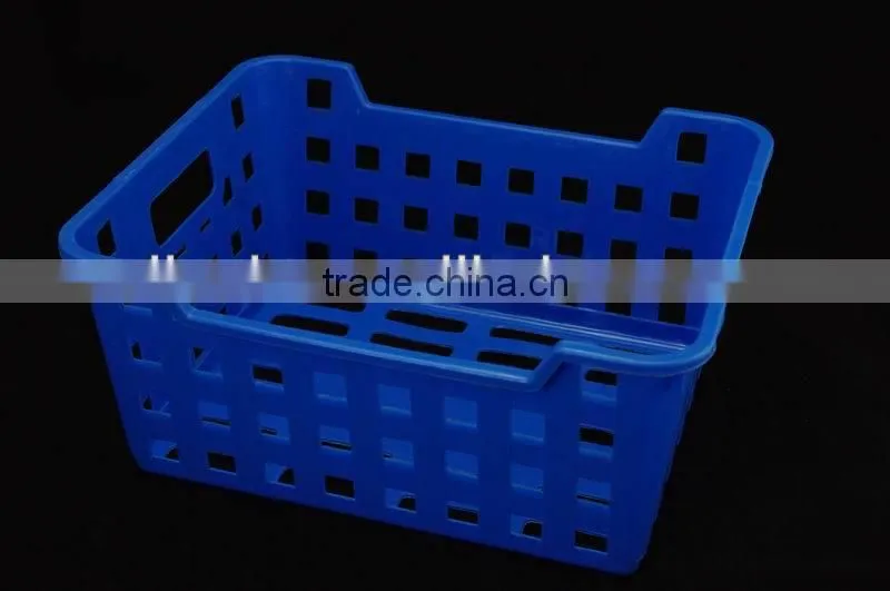 Plastic storage basket, storage basket