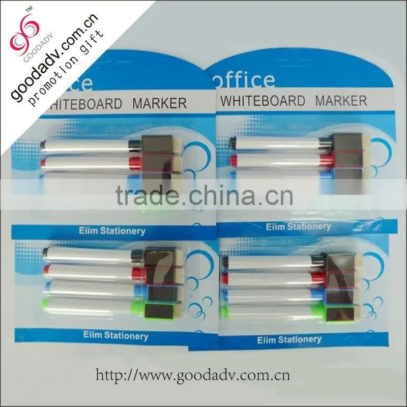 2015 Guangzhou colorful magnetic whiteboard marker dry eraser pen