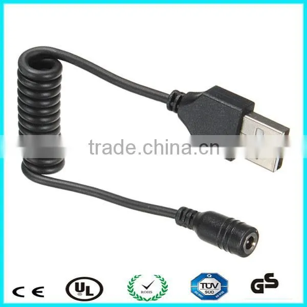 Charger usb to 5.5x2.1mm dc cable for laptop