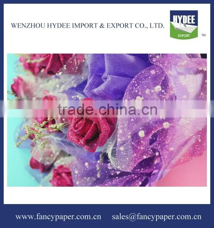 Flower Wrapping Paper-Crepe Paper