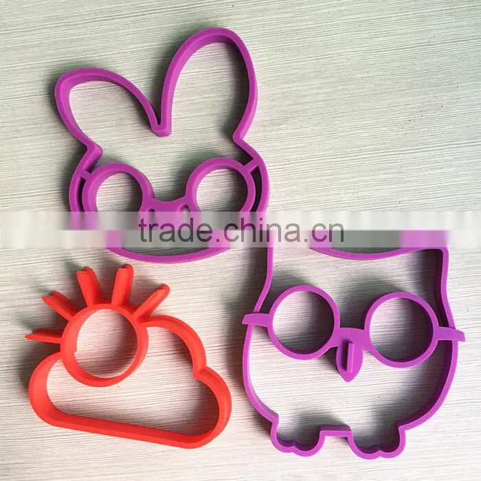 Set of Fried Eggs Mold,Non-stick silicone cookware,Wholesale price and top quality
