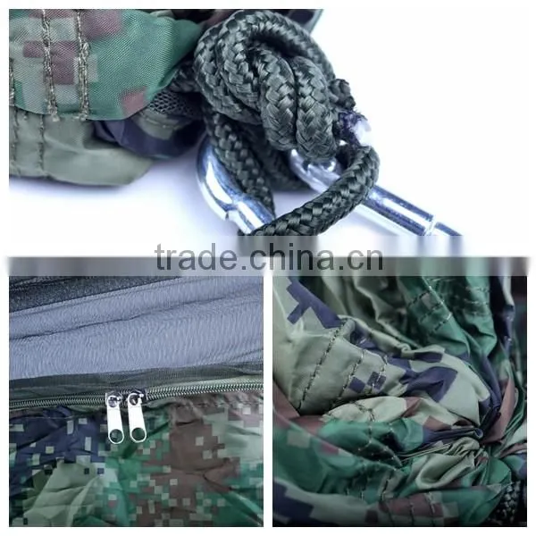 professional suggestion folding mosquito bug net hammock,mosquito net parachute hammock ,rope hammock with canopy