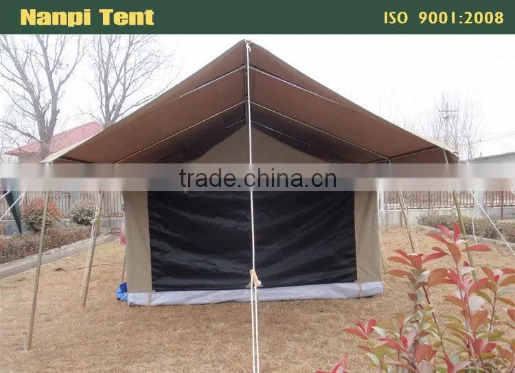 Luxury Camping Safari Tent with double roof