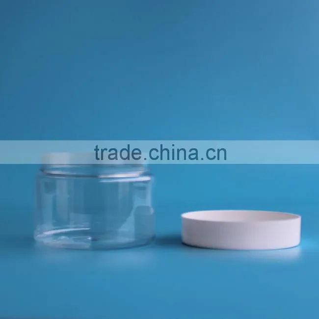 4 OZ clear PET plastic jar containers for cream