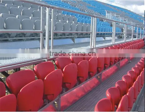 New Public Blow molding tip-up stadium seats with back