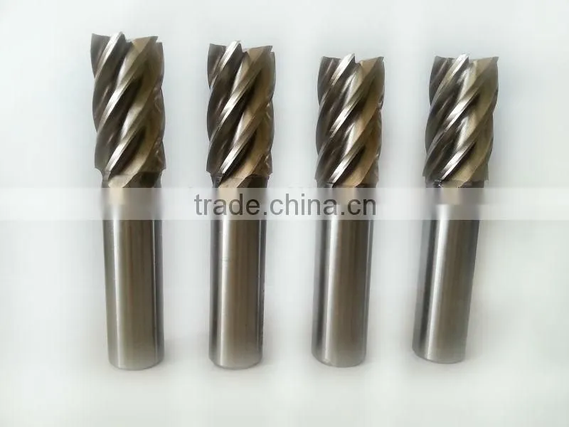 HSS End mills with straight shank DIN844