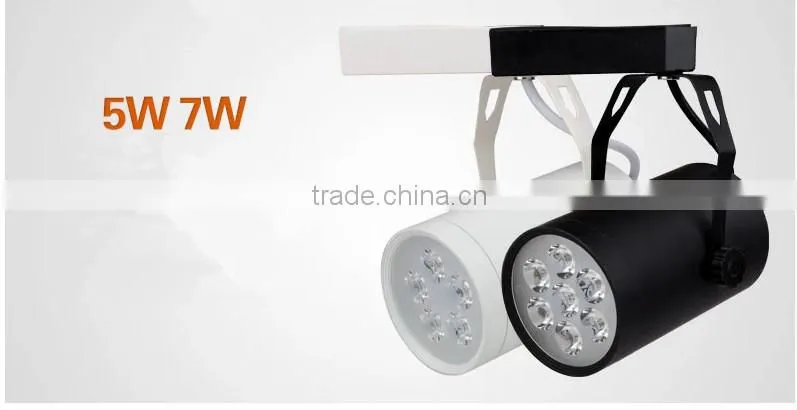 High Quality 18w Dimmable Led Track Light/Led Track fixtures/COB Led Track spot Light