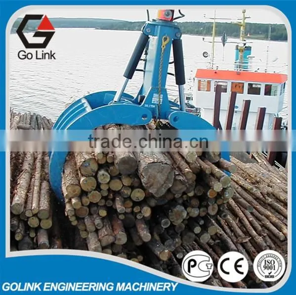 excavator hydraulic rotary timber grapple