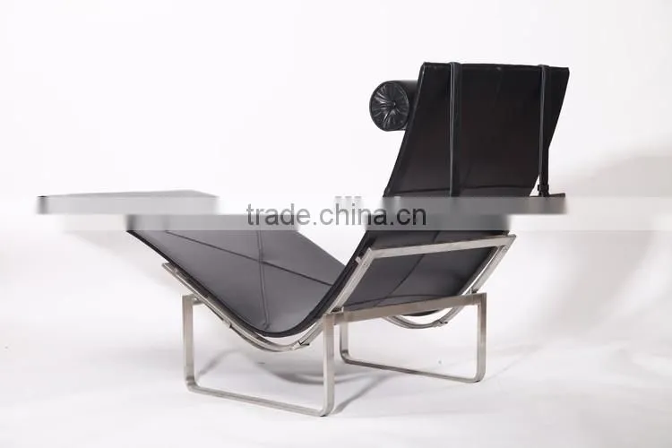 French style luxury unique indoor chaise lounge chair pk24 wholesale