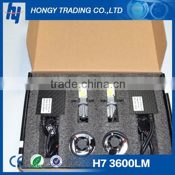 h4 h7 car led headlight