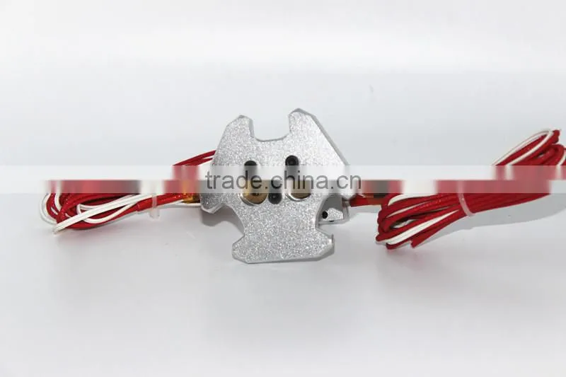 China Wholesale Delta Kossel 3D printer aluminum Cyclop effector + hot end assembly kit 1.75mm filament for kossel