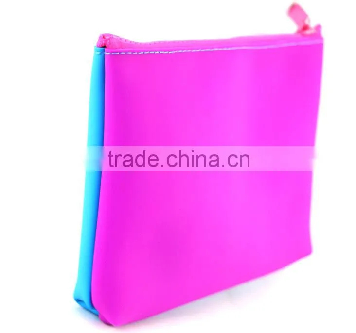 Factory directly silicone pencil bag OEM logo wholesale promotion gift