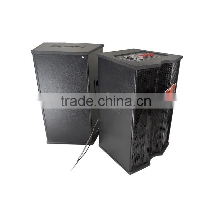 Supply all kinds of size active stage wooden speaker