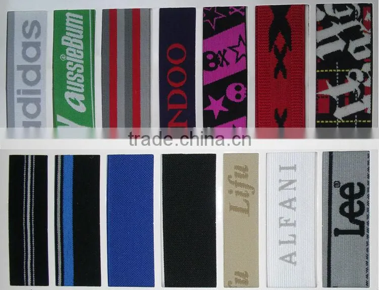 Decorative elastic band for garments