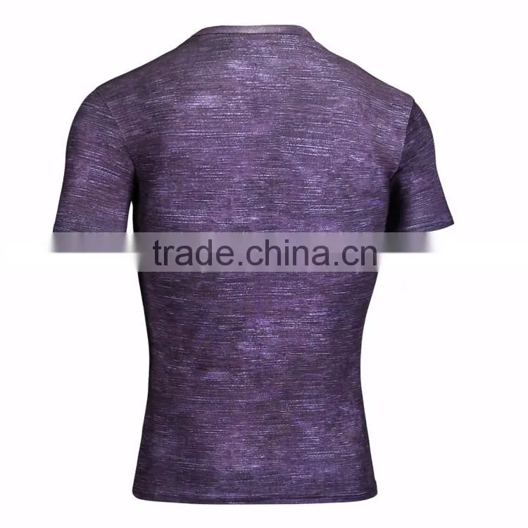2016 custom print 80% polyester 20%cotton sublimation printing 3d men t shirt wholesale