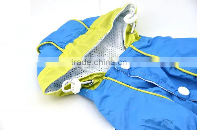 promotional double layer dog raincoat