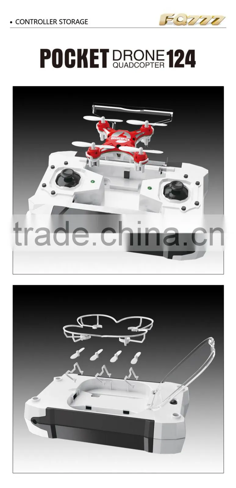 FQ777-124 Rc Mini Drones Pocket Drone 4CH 6Axis Gyro micro dron uav Quadcopter RTF