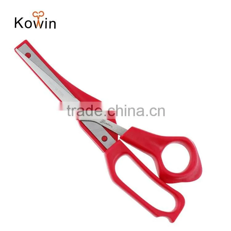 Red Creative Stainless Steel Scissors with small knife office Scissors