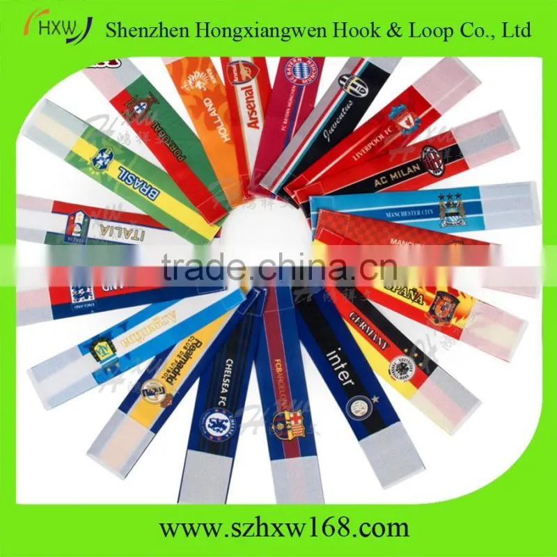 Full color logo print customized soccer captain armband