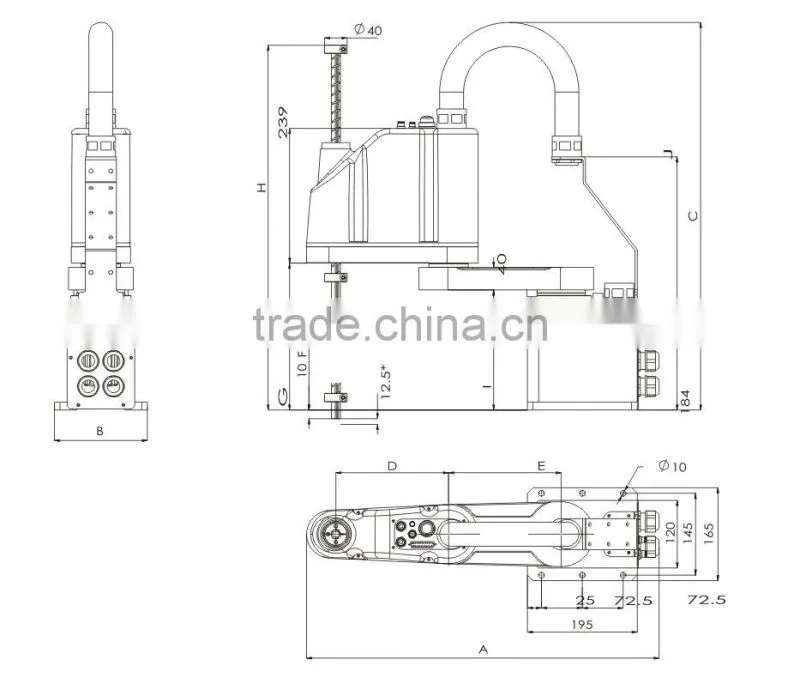 Industrial Intelligent Automatic SCARA Robot