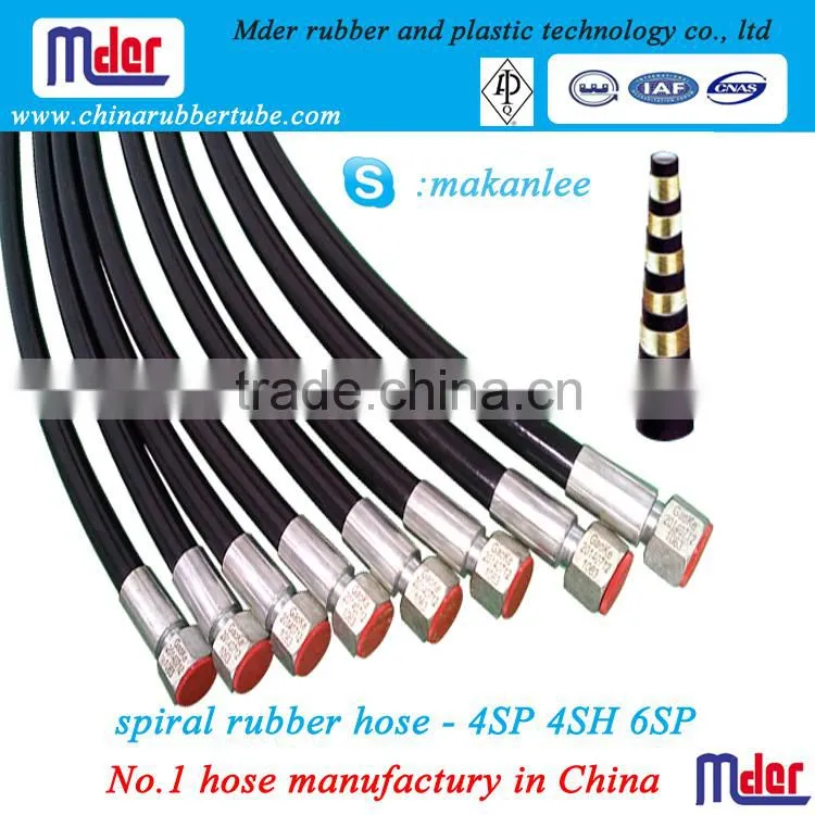 SAE100 R1at R2at R9 R12 R13 R15 4SH 4SP hydraulic hose assembly for car