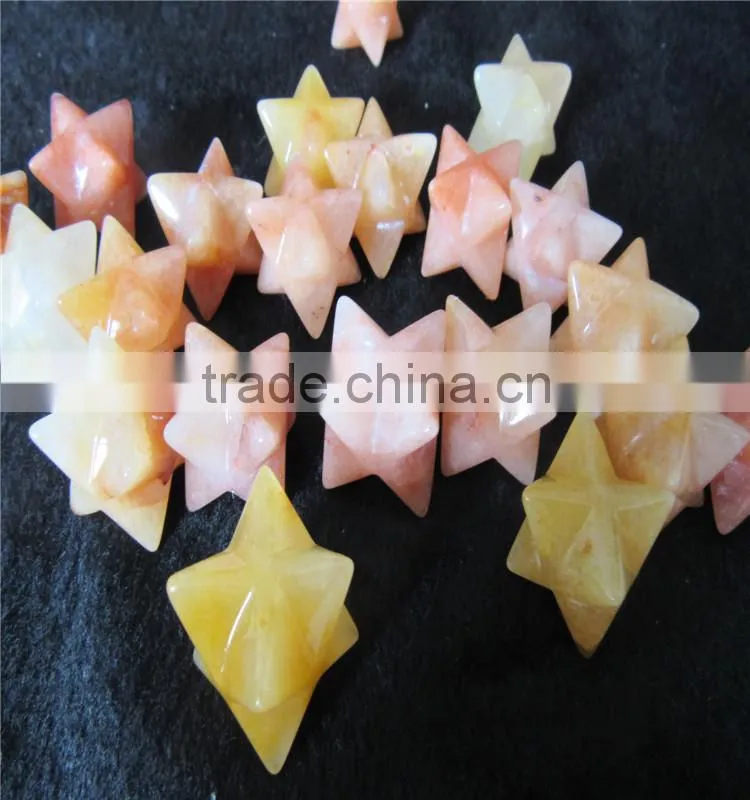 New arrival customized crystal colorful stars for gift souvenir