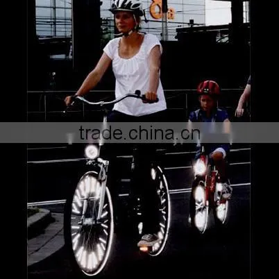 Bicycle Wheel Spoke Reflector /Reflective Mount Clip Tube Warning Strip OEM PACKING !!!