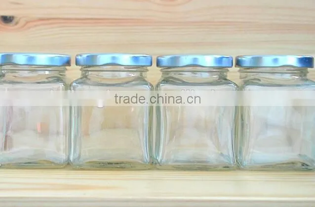 250ml beverage bottle with metal lug cap glass water bottle