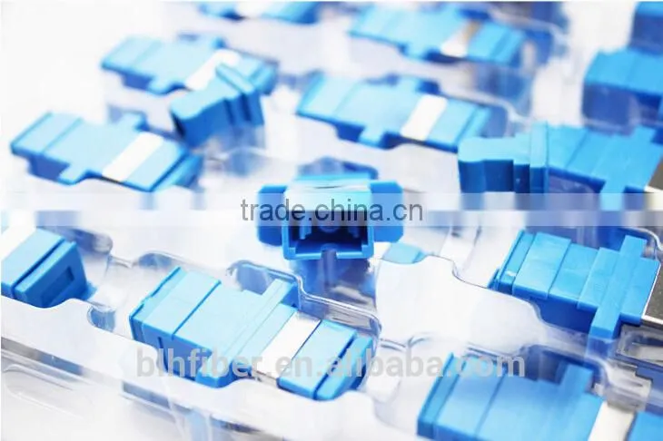 SC APC Square Split type Fiber Optic Adapter/SC APC bare fiber adapter