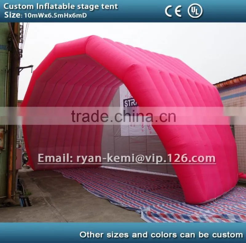 10m giant inflatable tent giant inflatable stage cover