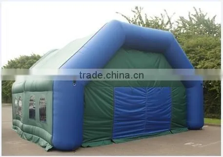 large size inflatable car garage tent with doors and windows