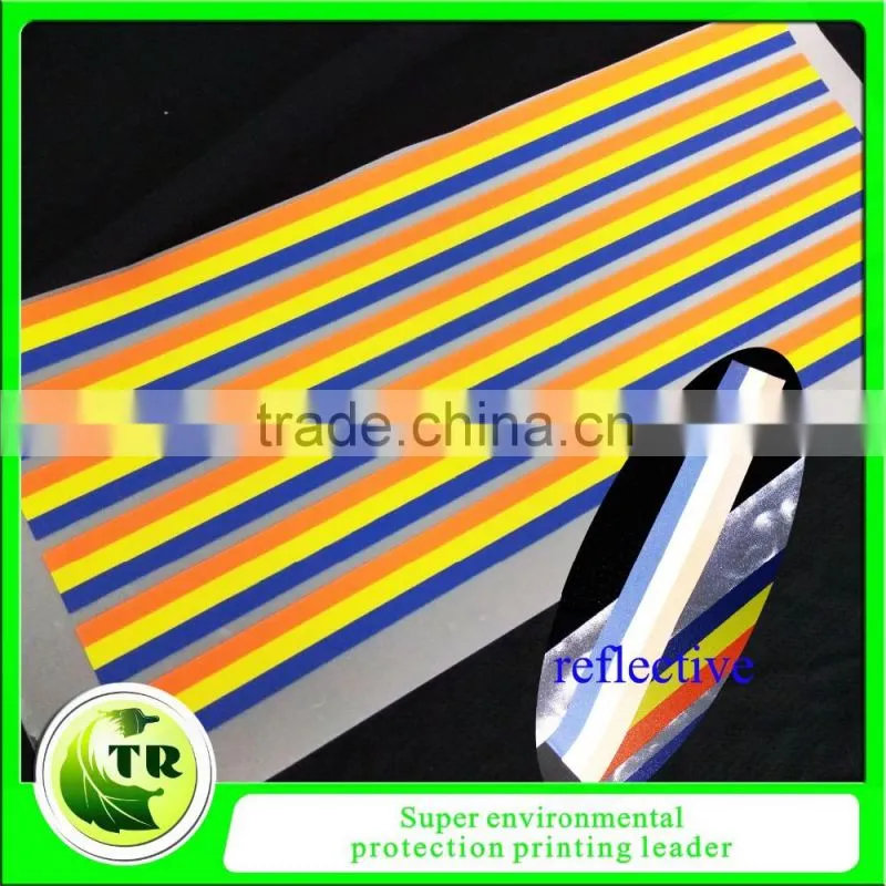 Tairui high quality silicone reflective heat transfer stickers