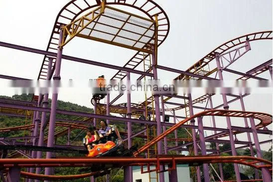 outdoor amusement park rides small roller coaster