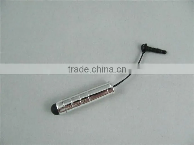 High Quality mini short Universal mini stylus pen for iphone,ipad, plastic touch pen