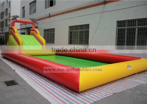 Classic design commercial inflatable pool with cover
