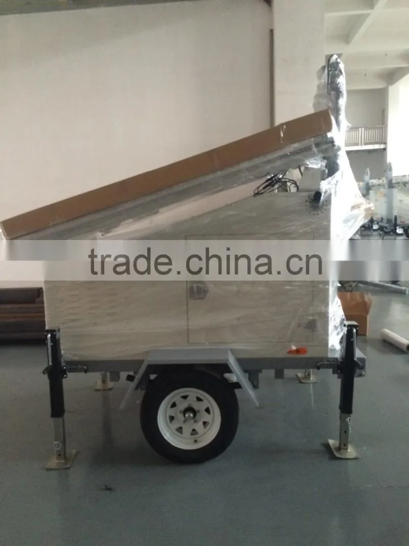 solar panel diesel generator light tower vehicle-mounted light tower