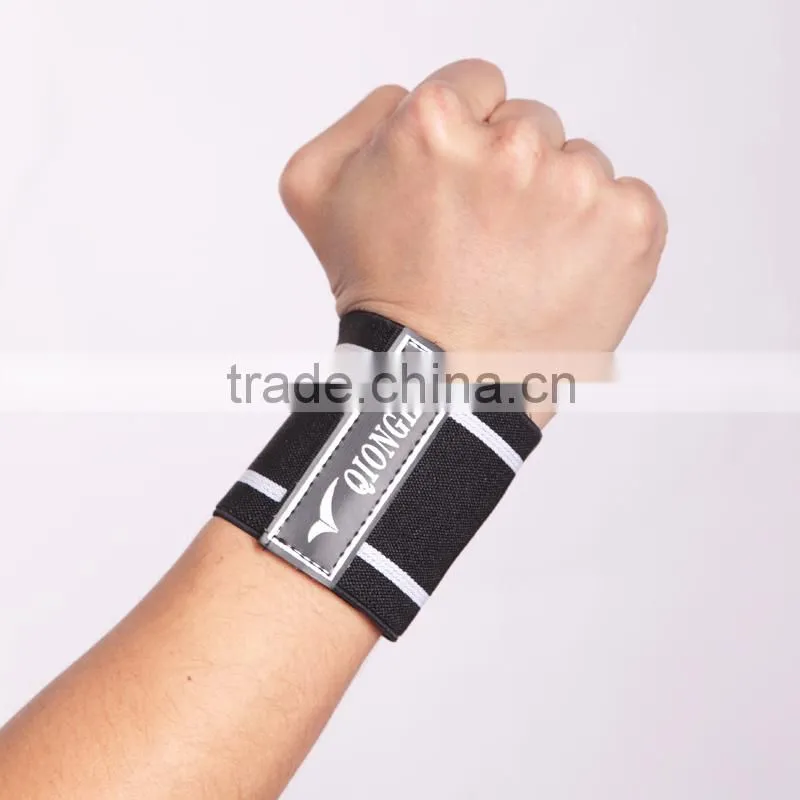 Elastic power lifting wrist wraps