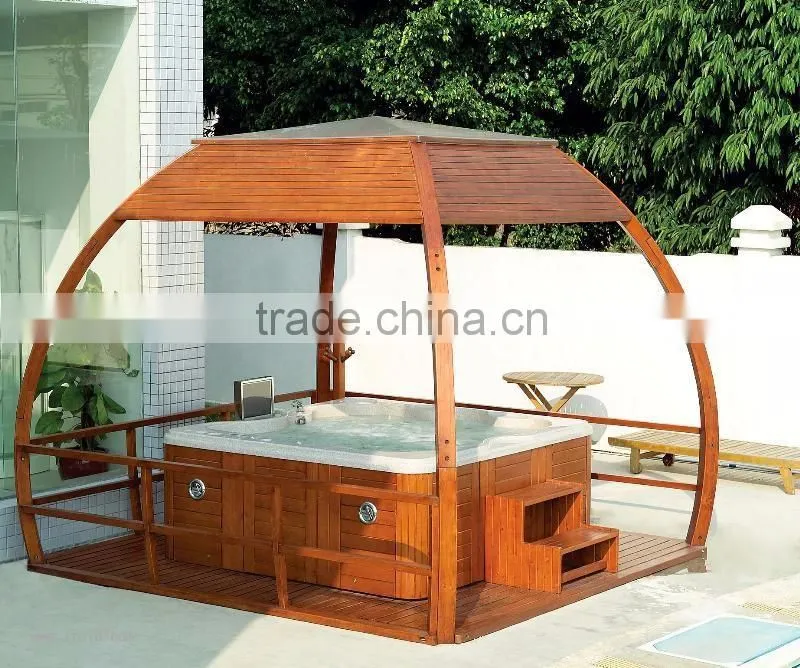 Swimming pool outdoor swim spa dual zone swim spa massage spa