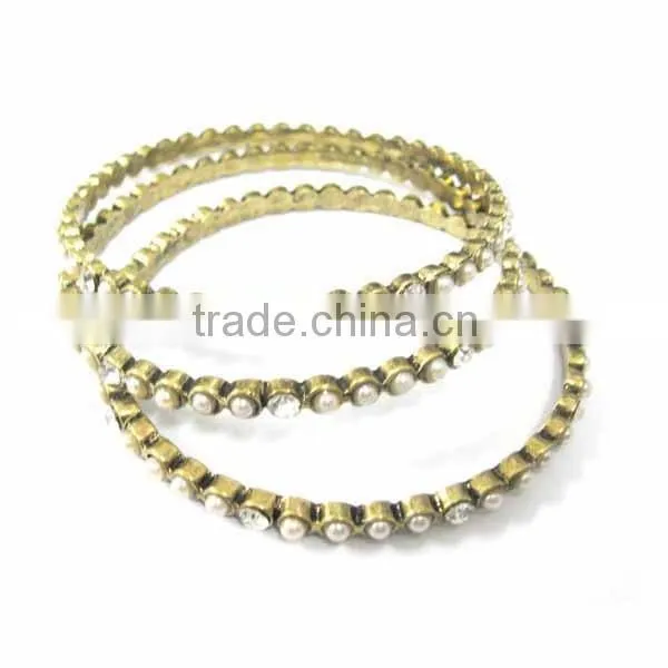 fashion bracelet crystal glass bangles