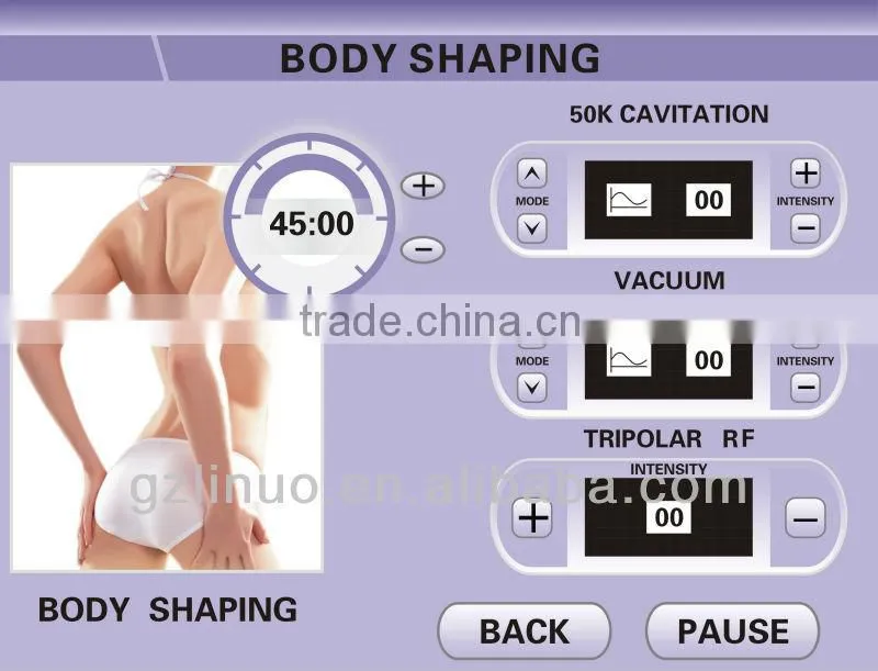 vertical Ultrasonic Slimming Cavitation Machine