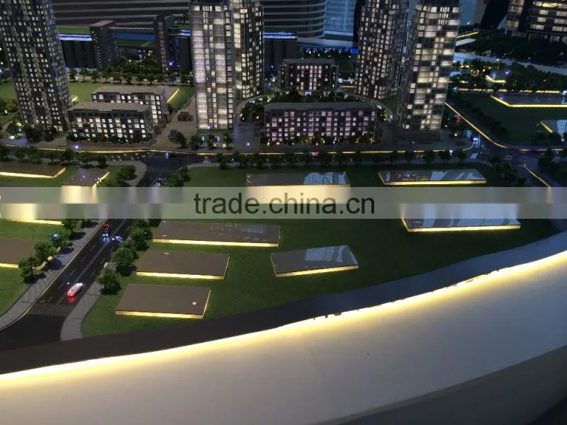 Sand table architectural miniature model maker/building scale model making