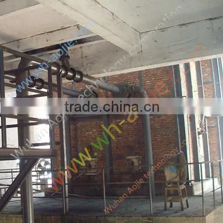 circulating fluidized bed with fluidized bed coating