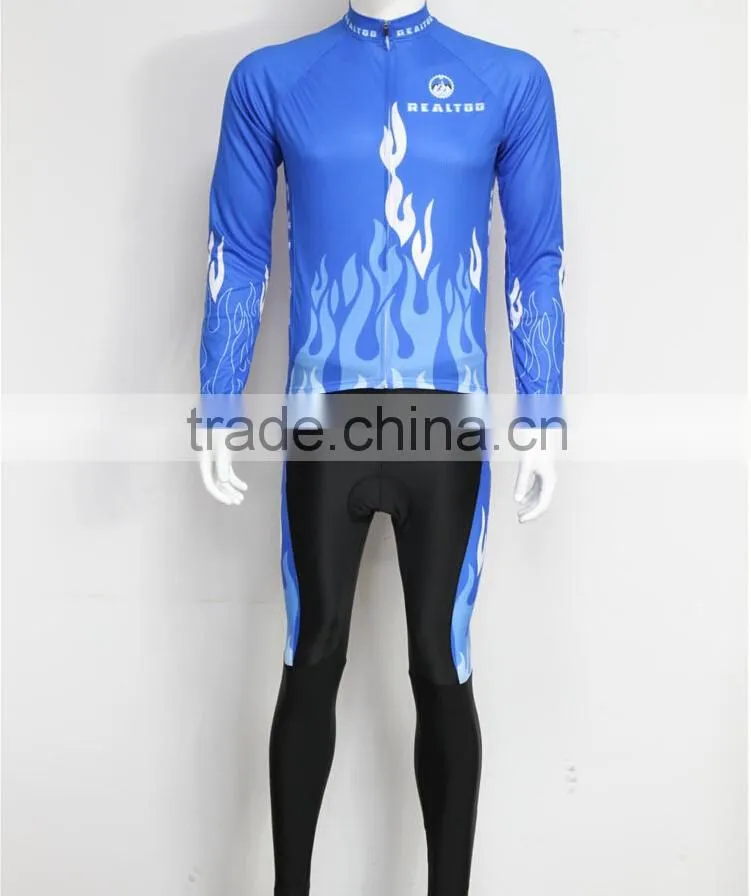 2015 Cheap fashion Small Order Long Sleeve Cycling Suit bike wear