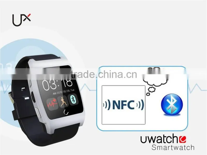 Bluetooth smart watch wristwatch UX Uwatch compatible with IOS and Android