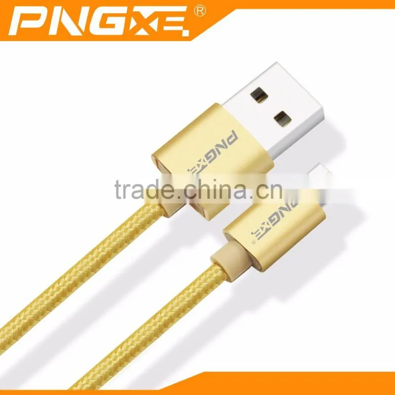 Wholesale colorful braided fast charging android usb cable for iphone charging cable