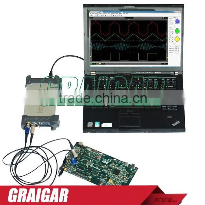 HOT SALE ! Brand New Hantek6052BE USBXI 2CH 50MHz 150MS/s USB Digital Storage Oscilloscope