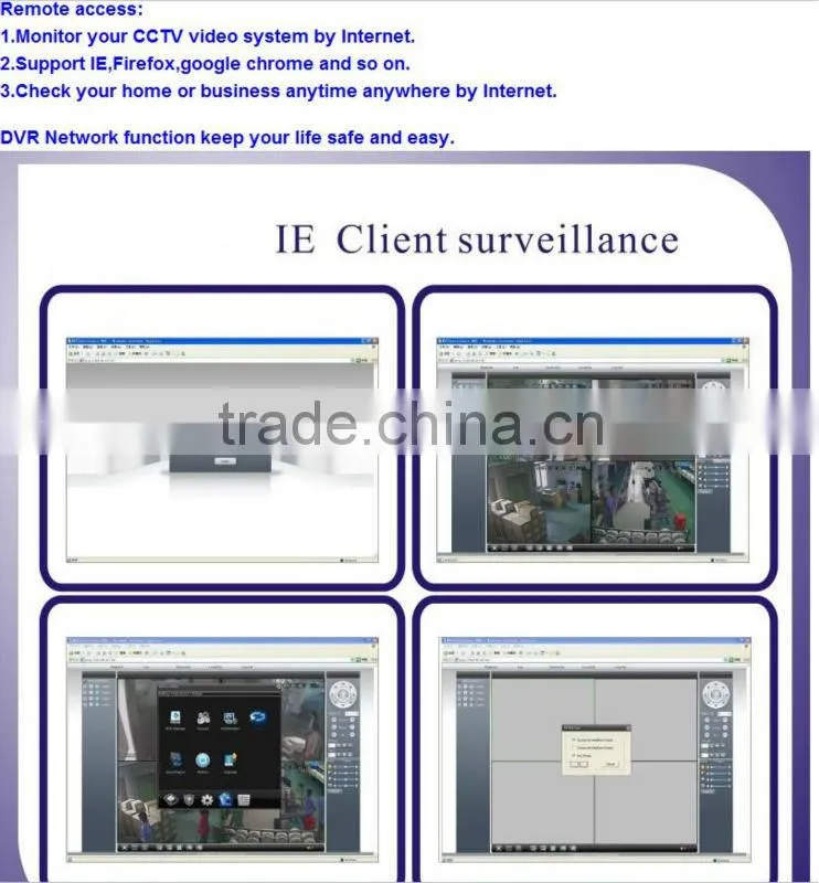 4/8/16ch CVI DVR H.264 video compression -Enxun